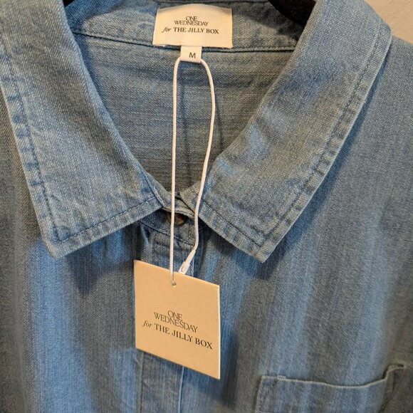 One Wednesday x Jilly Box Chambray Button Up - Picture 5 of 5
